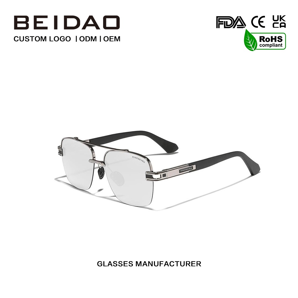 Uue disainiga värvilised retro polariseeritud päikeseprillid