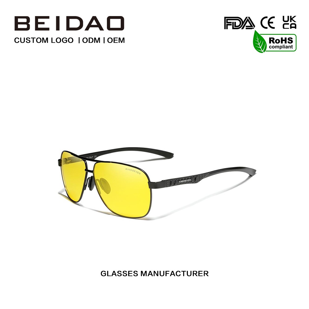 Night Vision käsitsi valmistatud polariseeritud päikeseprillid