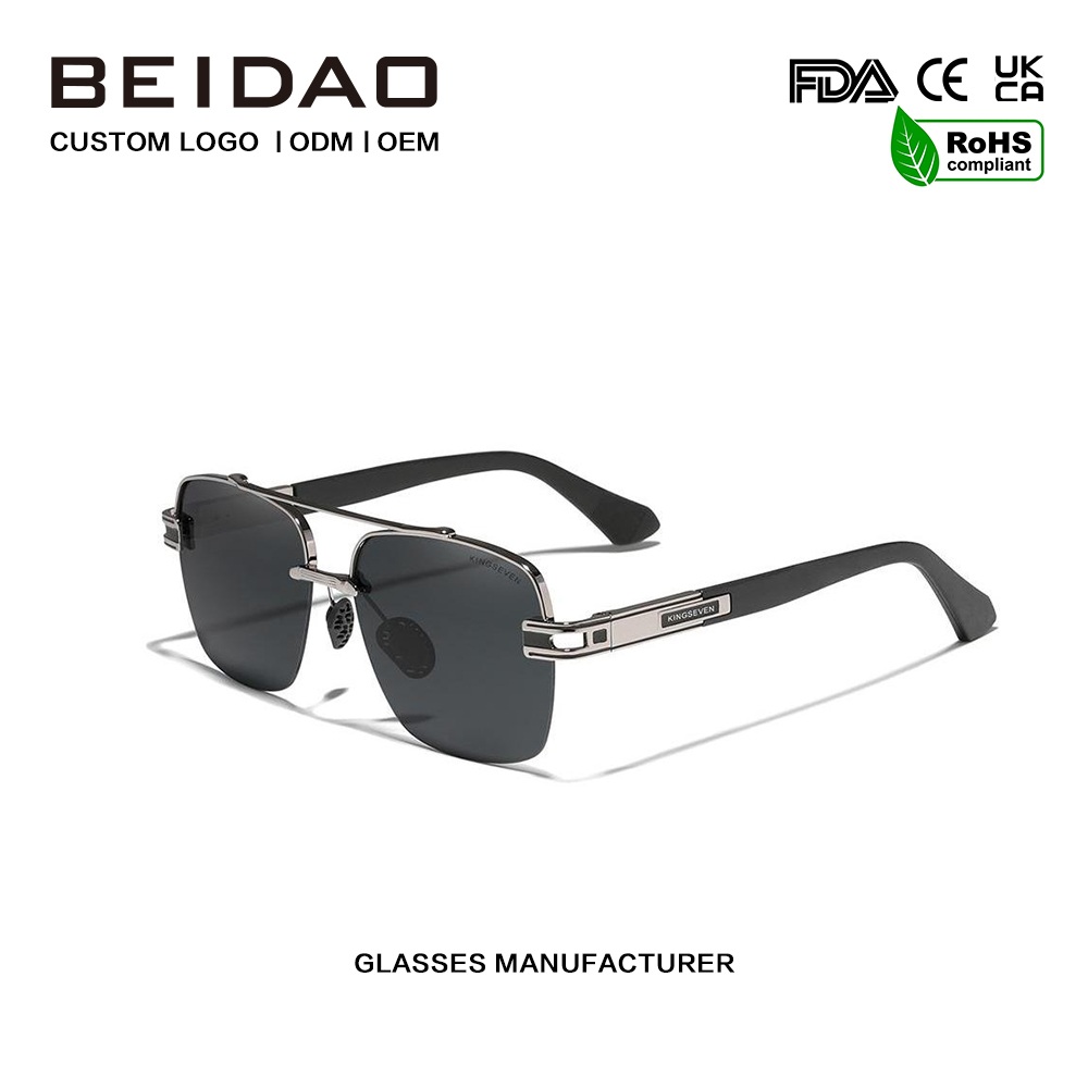 Square Shades värvilised retro polariseeritud päikeseprillid